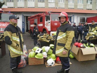 Ужгородские спасатели получили партию гуманитарной помощи