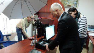 В Ужгороді завершили монтаж першої “біометричної робочої станції”