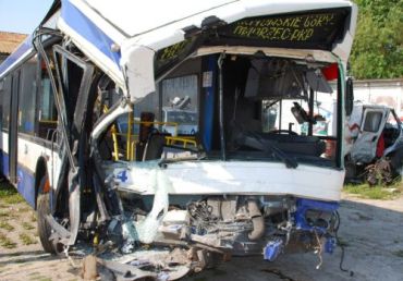 В столкновении автобусов в Польше пострадали 18 человек