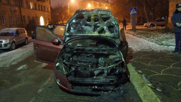 45-летнему жителю Ужгорода подожгли автомобиль «КИА»