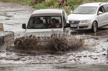 Ужгородские канализационные сети не справляются с дождями