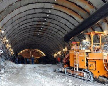 Строительство железнодорожного Бескидского тоннеля началось