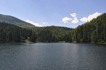 Озеро Синевир - самое большое озеро в украинских Карпатах
