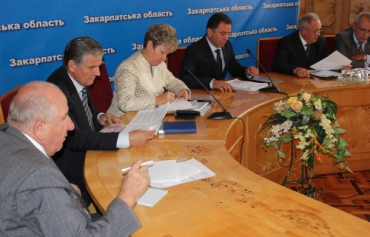 На совещании в Закарпатской областной администрации