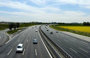 Отрезок автомагистрали М34 в приграничных областях Венгрии и Закарпатья на деле