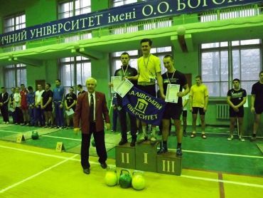 Студенты УжНУ привезли золото и серебро с Чемпионата Украины по гиревому спорту