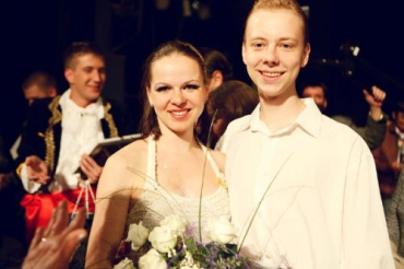 Преподаватель Екатерина Ляховец и студент Василий Гардубей