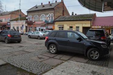 В Ужгороде водители авто организовали конкурс "кто из них самый лучший олень?"