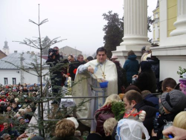 Велике Богоявленське освячення води в Ужгороді