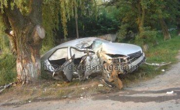 На Винничине Toyota Camry врезался на полном ходу в дерево
