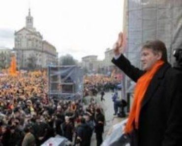 Ющенко соберет Майдан и не боится распространения эпидемии гриппа