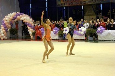 Турнир по художественной гимнастике проходит в Ужгороде