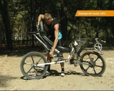Уникальный велосипед создал Иосиф Седлакович