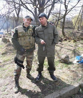 Бійці підрозділу «Карпатська Січ» батальйону спеціального призначення "Донбас"