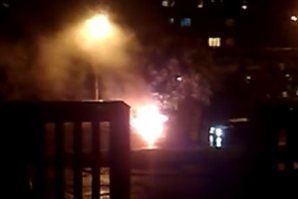 22:10 на місце події прибули пожежники та загасили палаюче авто