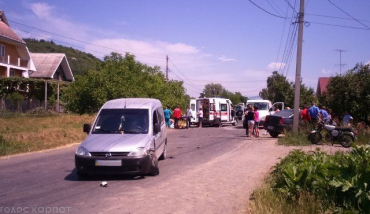 В результате ДТП в городе Виноградово погиб ребенок и двое людей травмированы