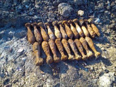 Мінометні міни були виявлені поблизу свалявського села Оленьово.