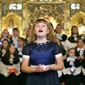 Святковий різдвяний концерт у греко-католицькому соборі м.Ужгород.