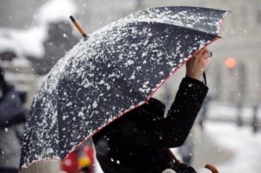 У наступні три доби в Україні дощ з мокрим снігом