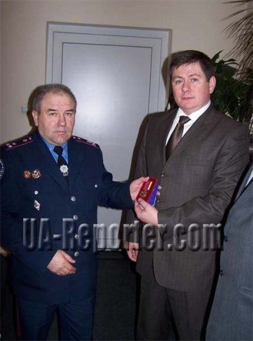 Петра Луцюка отмечено памятной медалью ПАР ОВД Украины