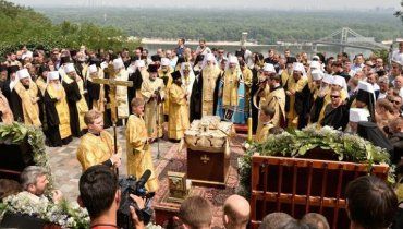 Молебен в Киево-Печерской Лавре