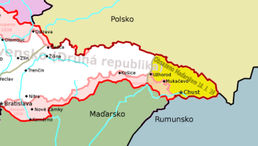 Подкарпатская Русь входила в состав Чехословакии в 1920—1938 годах