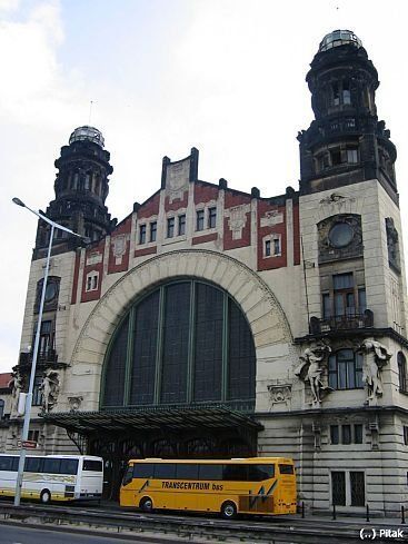 Прага. Железнодорожный вокзал.