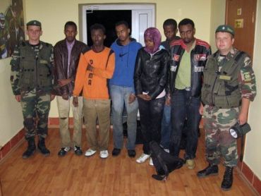 На Закарпатье задержали шесть нелегалов из Сомали