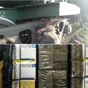 Закарпатские пограничники нашли в грузовом поезде партию контрабанды