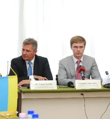 Валерій Лунченко під час робочого візиту в м. Ніредьгазу