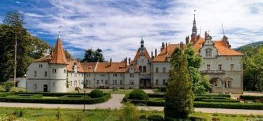 Замок Шенборнов на санаторий превратился только в 1946 году