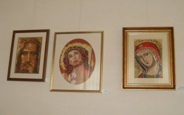 Выставка вышивальщицы из г. Прешова Вьеры Соховой