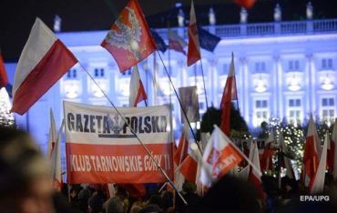 Протесты в Польше продолжаются