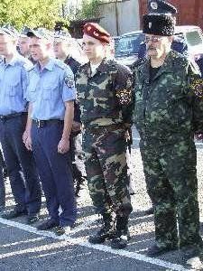 Козаки з міліціонерами патрулюють вулиці Ужгорода