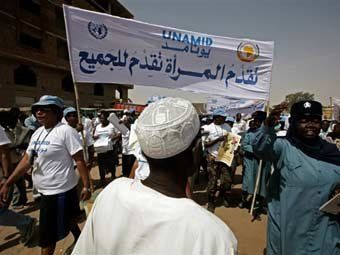 Демонстрация в защиту прав женщин в Судане