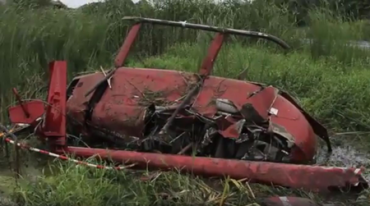 Пять человек пострадали в результате крушения вертолёта под Воронежем