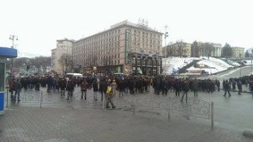 В Киеве нпротестуют ветераны МВД