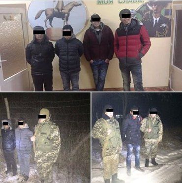 Закарпатские пограничники задержали 5 нелегалов