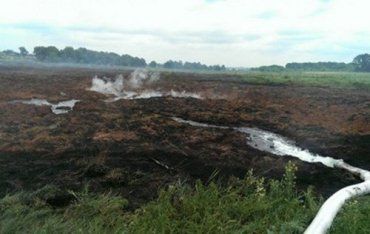 Спасатели ликвидировали горения торфа на 5 гектарах
