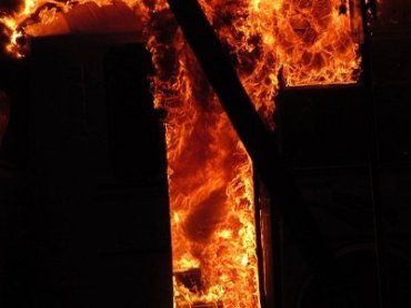 В Мукачево загорелся автобус с пассажирами
