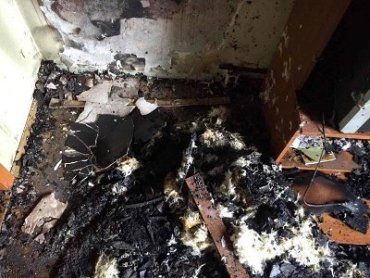 В Ужгороде сгорела квартира в девятиэтажке