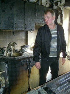 У молодой семьи полностью сгорела квартира в Харькове
