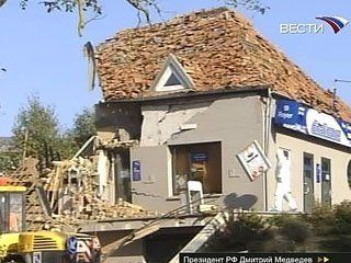 Похитители пытались украсть наличность из банкомата в бельгийском городке Динан