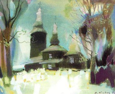 Одна з картин Антона Ковача