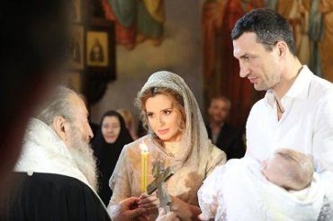 Марченко с Кличко крестили дочку Шуфрича