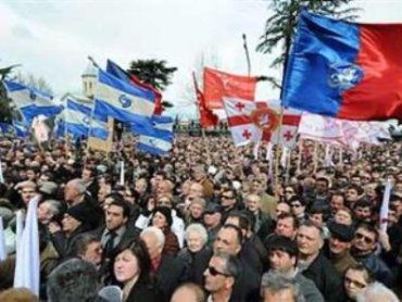 9 мая в Грузии начались акции протеста