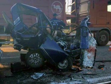 Страшная авария на автодороге "Киев-Чоп"