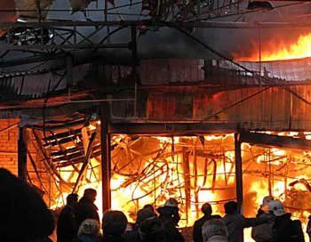 Пожар на харьковском рынке "барабашово" (Фото с архива UA-Reporter.com)
