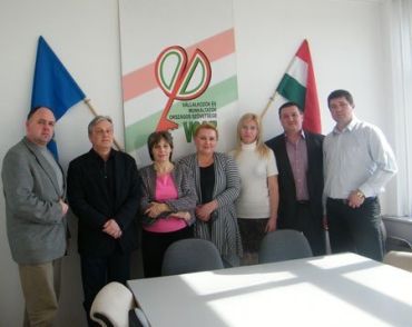 Закарпатцы и руководство Союза предпринимателей и работодателей Венгрии
