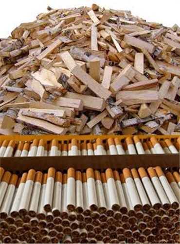 Вместо дров сигареты на более чем пол миллина долларов